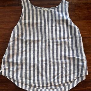 Beach-riot Women's White and Blue Vest